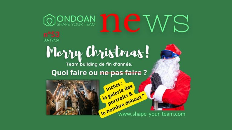 Podcast Au cœur de l'équipe sur le team building et Noël